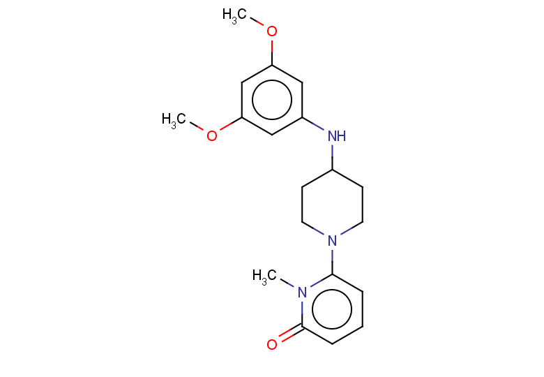6-{4-[(3,5-dimethoxyphenyl)amino]piperidin-1-yl}-1-methyl-1,2-dihydropyridin-2-one