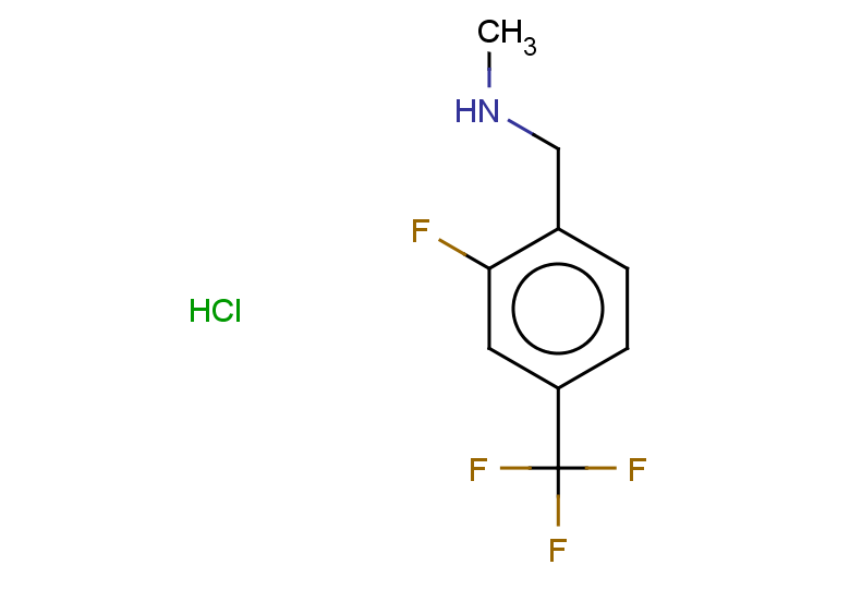 {[2-fluoro-4-(trifluoromethyl)phenyl]methyl}(methyl)amine hydrochloride