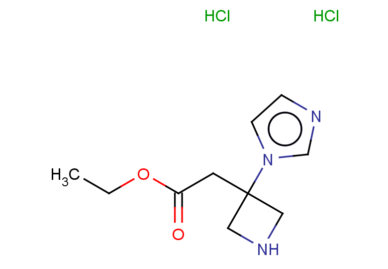 ethyl 2-[3-(1H-imidazol-1-yl)azetidin-3-yl]acetate dihydrochloride