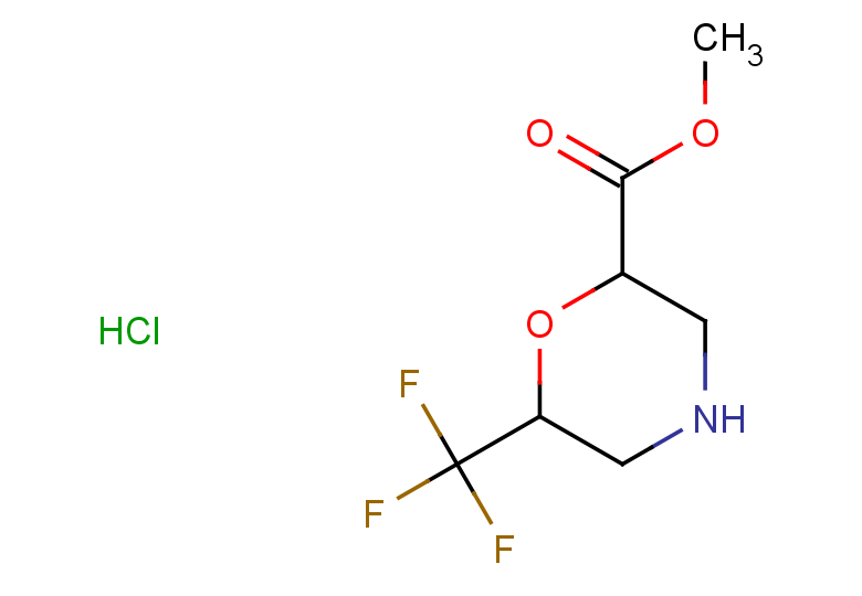 methyl 6-(trifluoromethyl)morpholine-2-carboxylate hydrochloride
