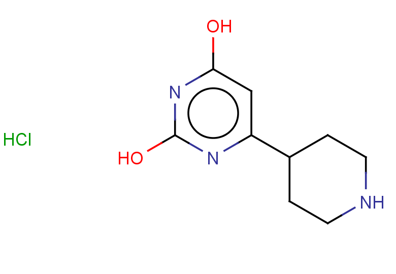 6-(piperidin-4-yl)pyrimidine-2,4-diol hydrochloride
