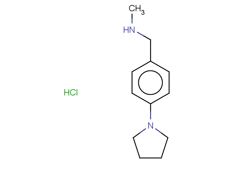 methyl({[4-(pyrrolidin-1-yl)phenyl]methyl})amine hydrochloride