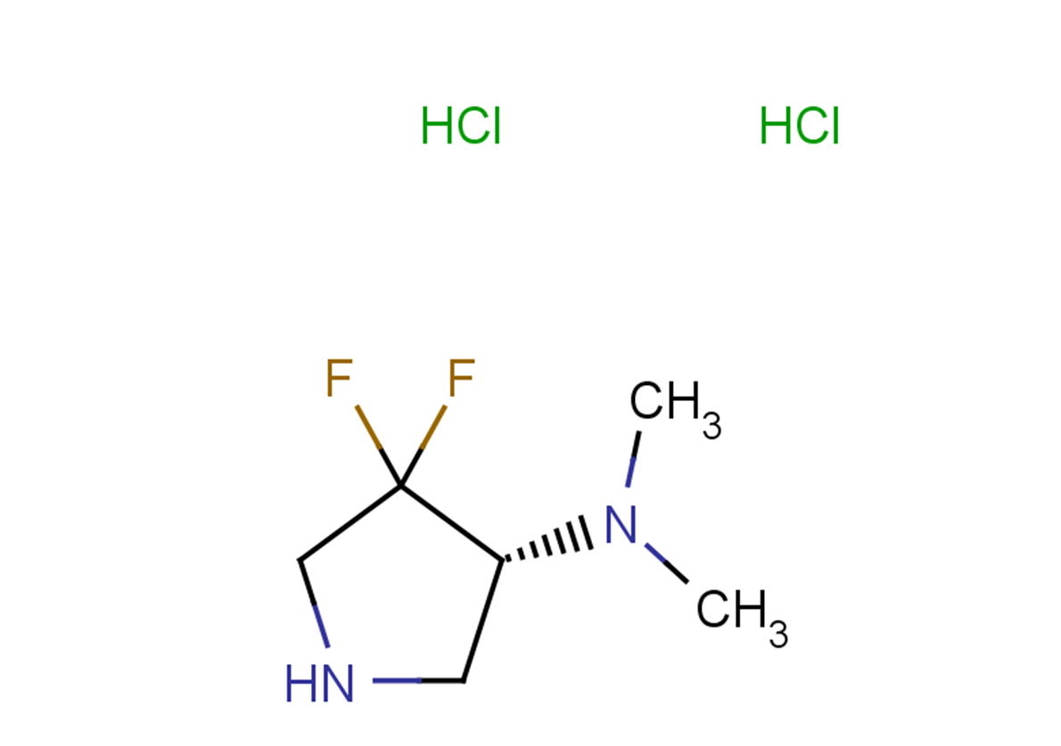 (3R)-4,4-difluoro-N,N-dimethylpyrrolidin-3-amine dihydrochloride