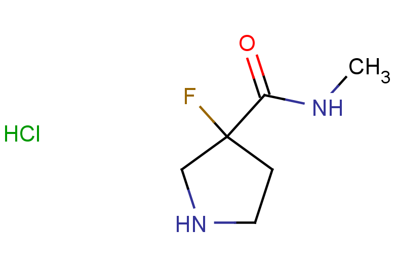3-fluoro-N-methylpyrrolidine-3-carboxamide hydrochloride