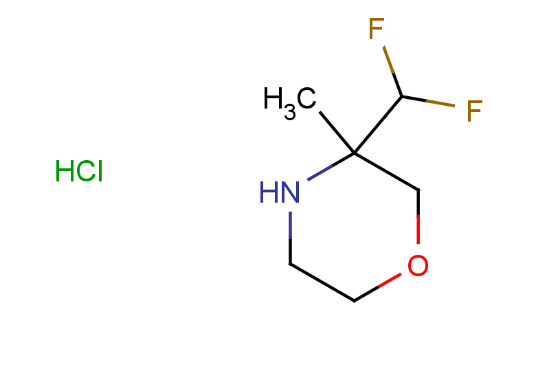 3-(difluoromethyl)-3-methylmorpholine hydrochloride