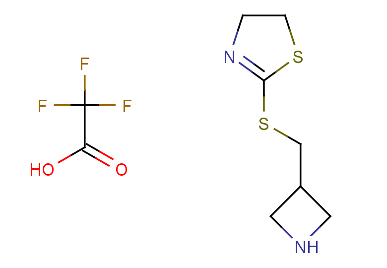 2-{[(azetidin-3-yl)methyl]sulfanyl}-4,5-dihydro-1,3-thiazole, trifluoroacetic acid