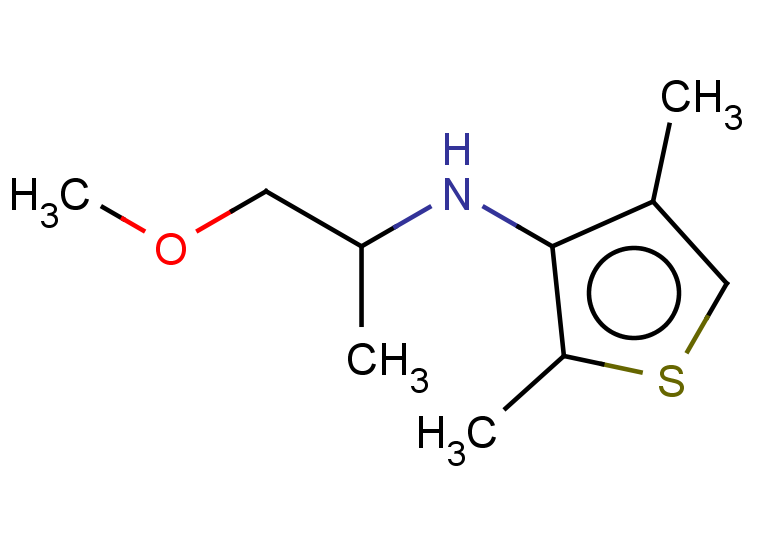 N-(1-methoxypropan-2-yl)-2,4-dimethylthiophen-3-amine
