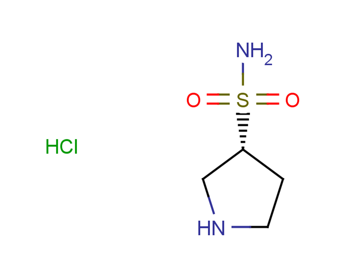 (3R)-pyrrolidine-3-sulfonamide hydrochloride