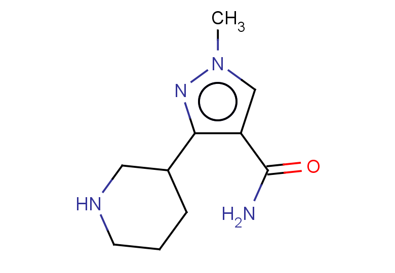 1-methyl-3-(piperidin-3-yl)-1H-pyrazole-4-carboxamide