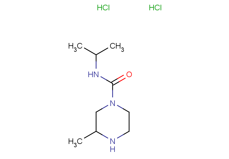 3-methyl-N-(propan-2-yl)piperazine-1-carboxamide dihydrochloride