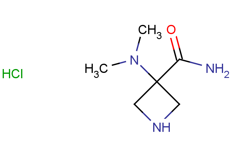 3-(dimethylamino)azetidine-3-carboxamide hydrochloride