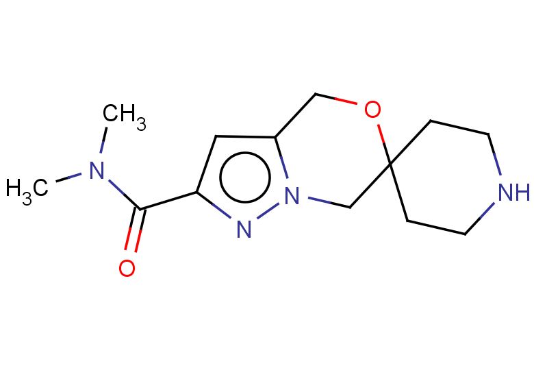N,N-dimethyl-4',7'-dihydrospiro[piperidine-4,6'-pyrazolo[3,2-c][1,4]oxazine]-2'-carboxamide
