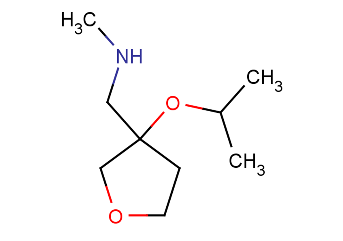 methyl({[3-(propan-2-yloxy)oxolan-3-yl]methyl})amine