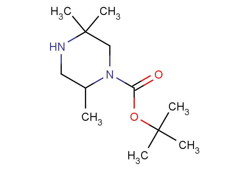 tert-butyl 2,5,5-trimethylpiperazine-1-carboxylate
