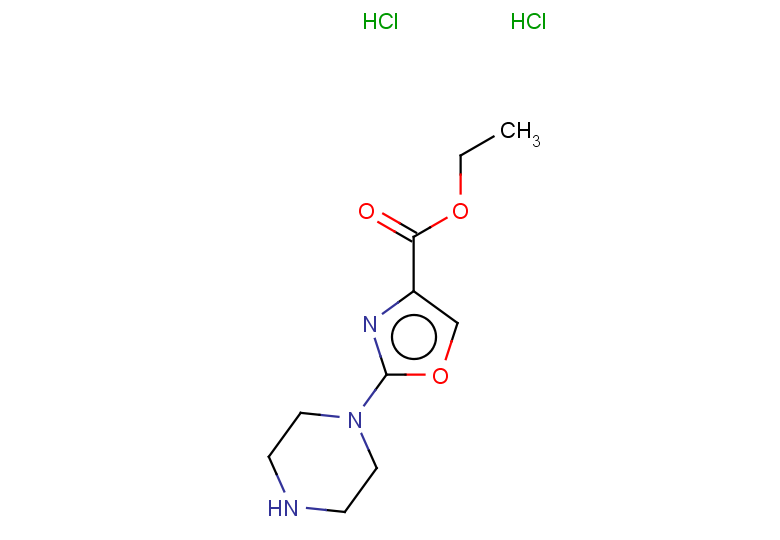 ethyl 2-(piperazin-1-yl)-1,3-oxazole-4-carboxylate dihydrochloride