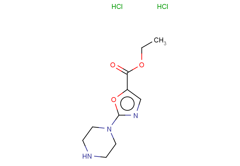ethyl 2-(piperazin-1-yl)-1,3-oxazole-5-carboxylate dihydrochloride