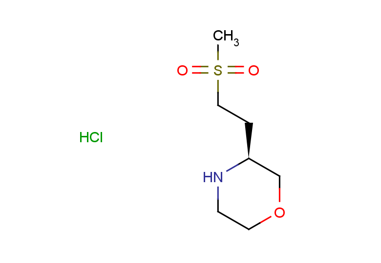 (3S)-3-(2-methanesulfonylethyl)morpholine hydrochloride