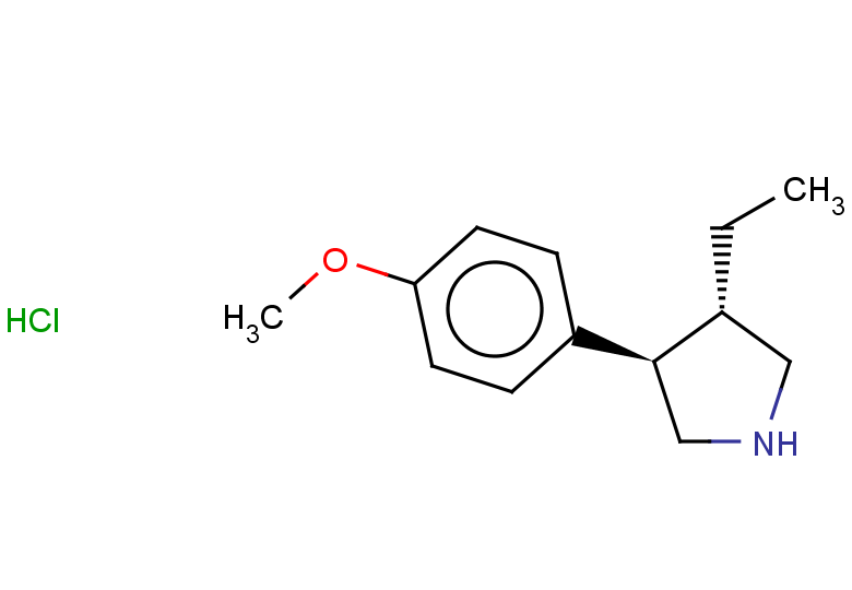 (3S,4R)-3-ethyl-4-(4-methoxyphenyl)pyrrolidine hydrochloride