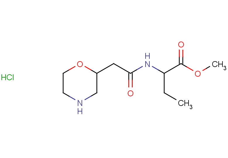 methyl 2-[2-(morpholin-2-yl)acetamido]butanoate hydrochloride