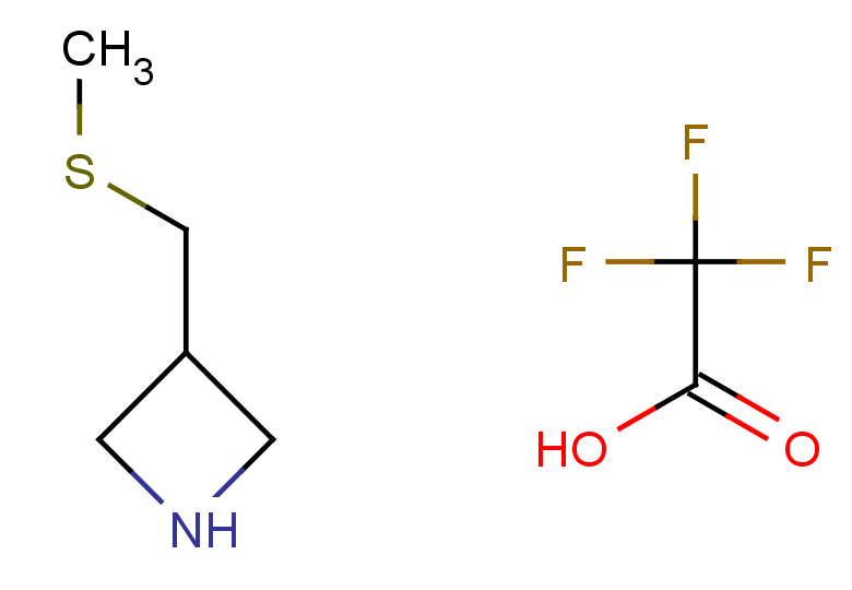3-[(methylsulfanyl)methyl]azetidine, trifluoroacetic acid