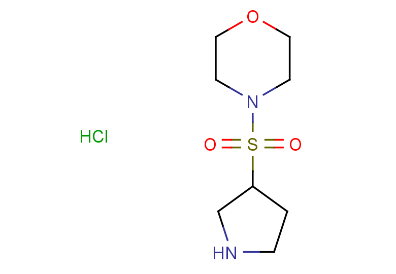 4-(pyrrolidine-3-sulfonyl)morpholine hydrochloride