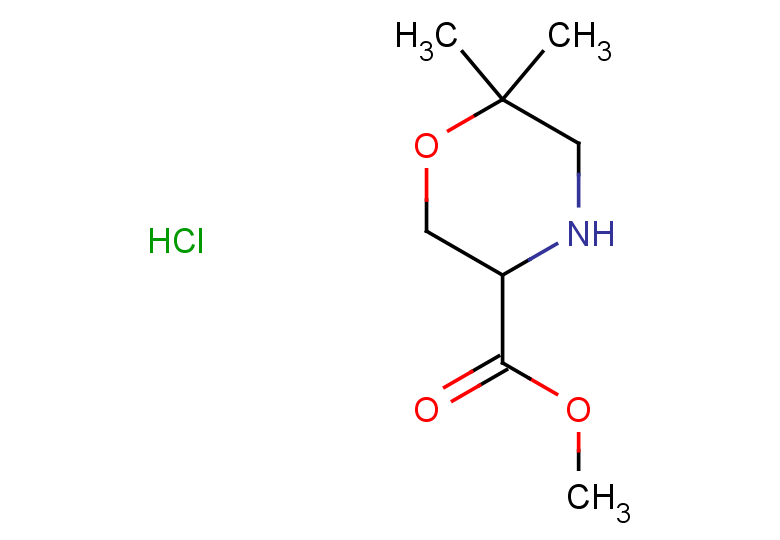 methyl 6,6-dimethylmorpholine-3-carboxylate hydrochloride