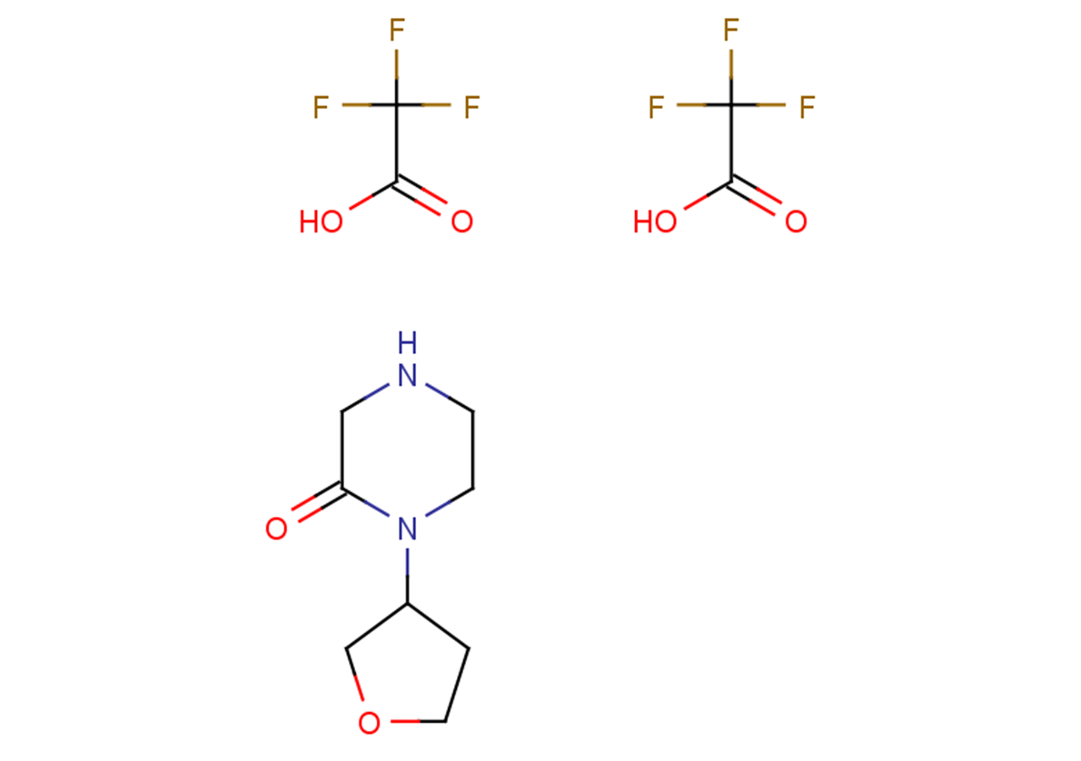 1-(oxolan-3-yl)piperazin-2-one, bis(trifluoroacetic acid)