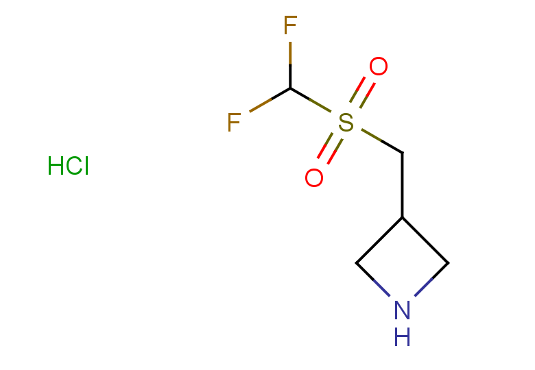 3-(difluoromethanesulfonylmethyl)azetidine hydrochloride