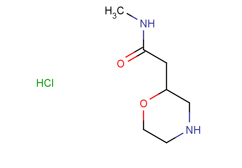 N-methyl-2-(morpholin-2-yl)acetamide hydrochloride