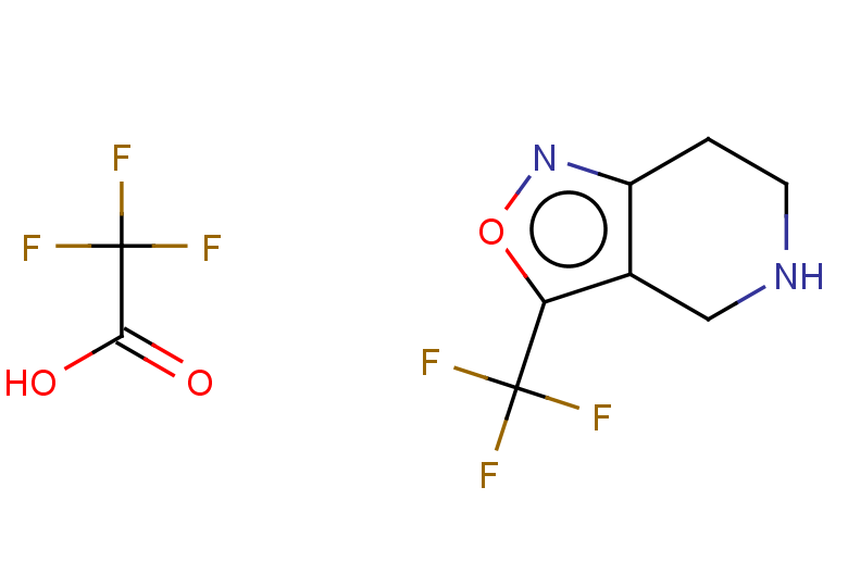 3-(trifluoromethyl)-4H,5H,6H,7H-[1,2]oxazolo[4,3-c]pyridine, trifluoroacetic acid