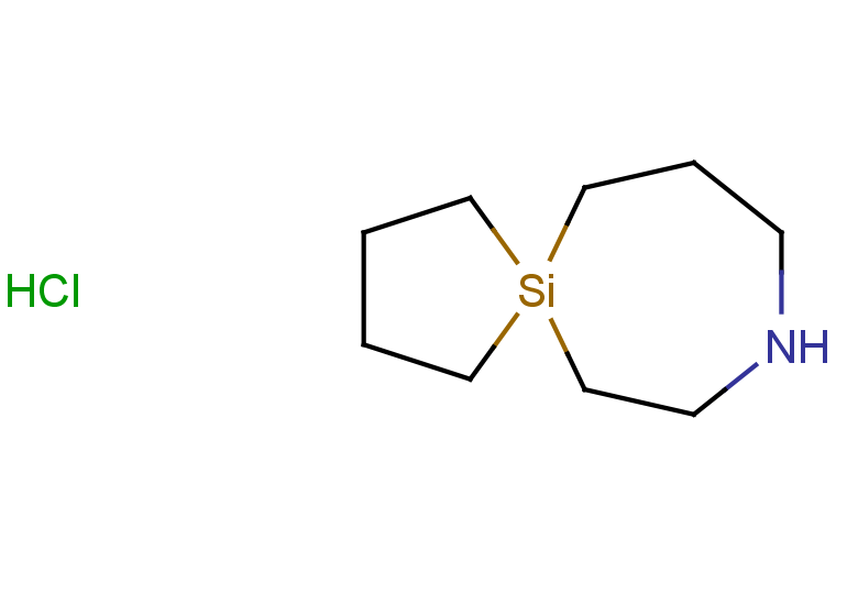 8-aza-5-silaspiro[4.6]undecane hydrochloride