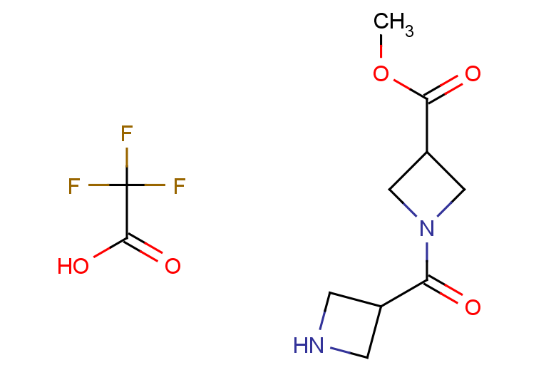methyl 1-(azetidine-3-carbonyl)azetidine-3-carboxylate trifluoroacetate