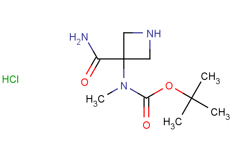 tert-butyl N-(3-carbamoylazetidin-3-yl)-N-methylcarbamate hydrochloride