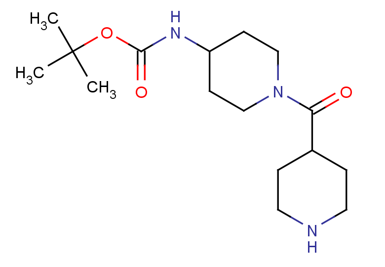 tert-butyl N-{1-[(piperidin-4-yl)carbonyl]piperidin-4-yl}carbamate