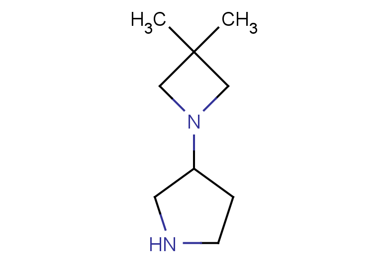 3-(3,3-dimethylazetidin-1-yl)pyrrolidine