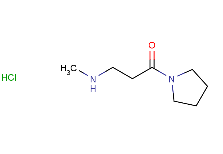 3-(methylamino)-1-(pyrrolidin-1-yl)propan-1-one hydrochloride