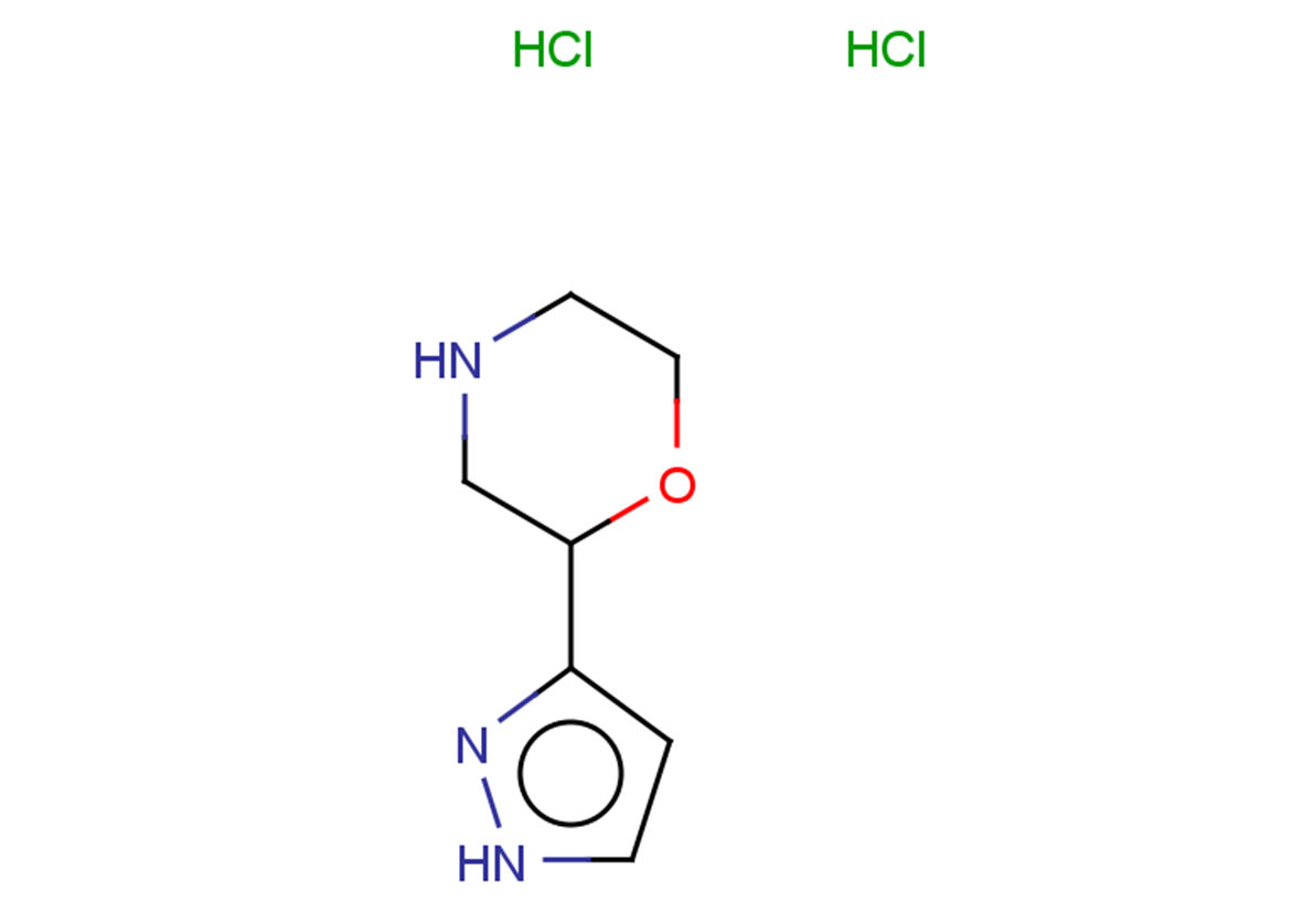 2-(1H-pyrazol-3-yl)morpholine dihydrochloride