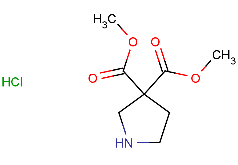 3,3-dimethyl pyrrolidine-3,3-dicarboxylate hydrochloride