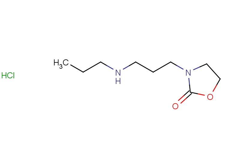 3-[3-(propylamino)propyl]-1,3-oxazolidin-2-one hydrochloride