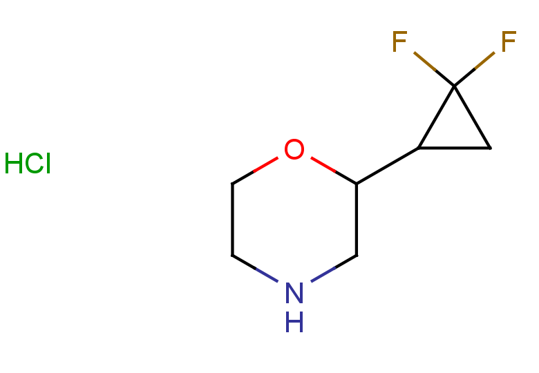 2-(2,2-difluorocyclopropyl)morpholine hydrochloride
