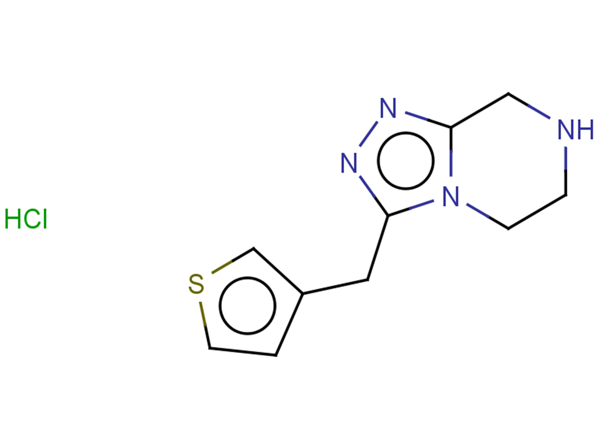 3-(thiophen-3-ylmethyl)-5H,6H,7H,8H-[1,2,4]triazolo[4,3-a]pyrazine hydrochloride