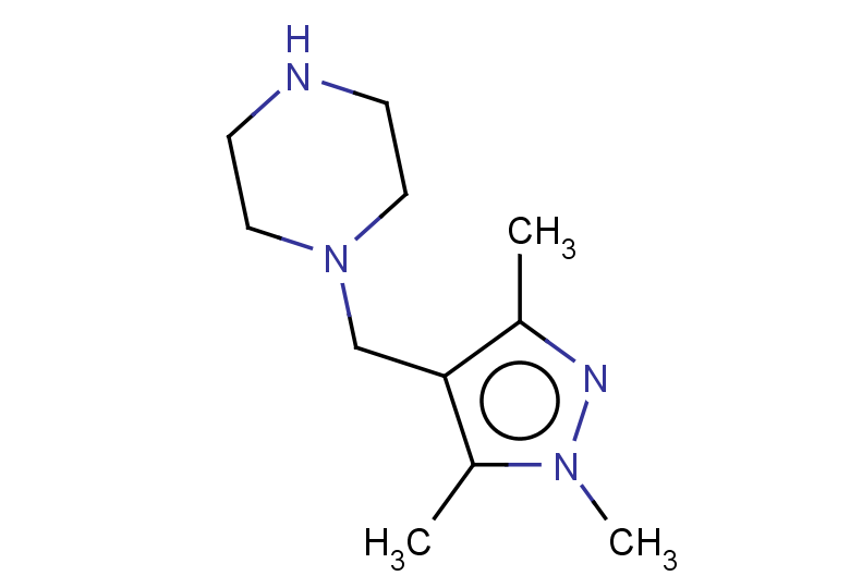 1-[(trimethyl-1H-pyrazol-4-yl)methyl]piperazine