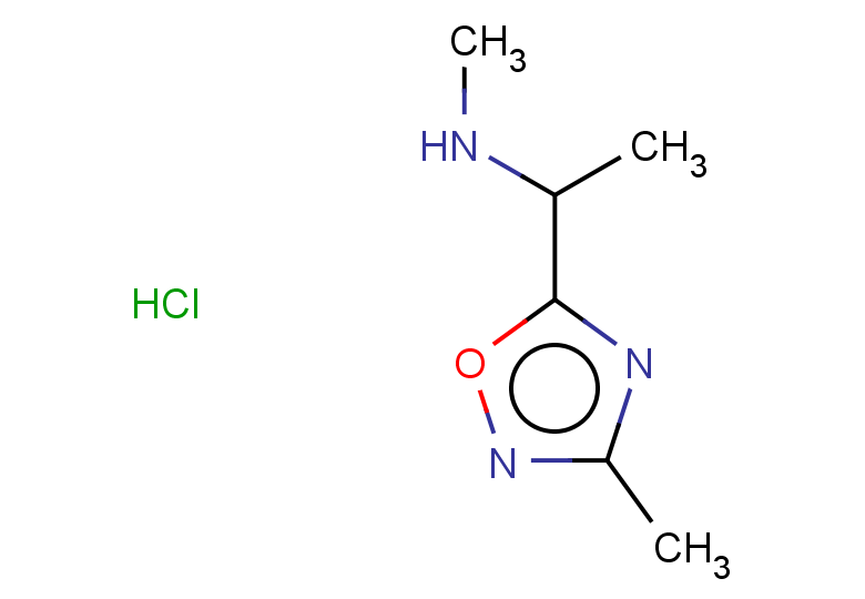 methyl[1-(3-methyl-1,2,4-oxadiazol-5-yl)ethyl]amine hydrochloride