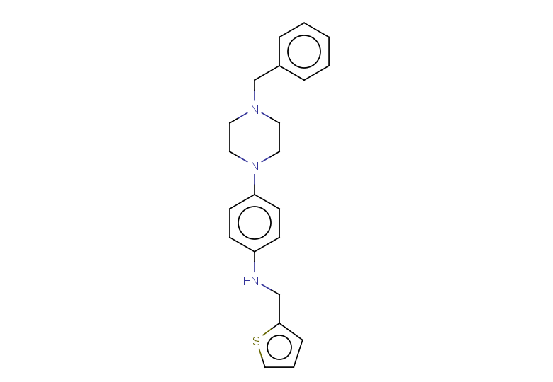 4-(4-benzylpiperazin-1-yl)-N-[(thiophen-2-yl)methyl]aniline