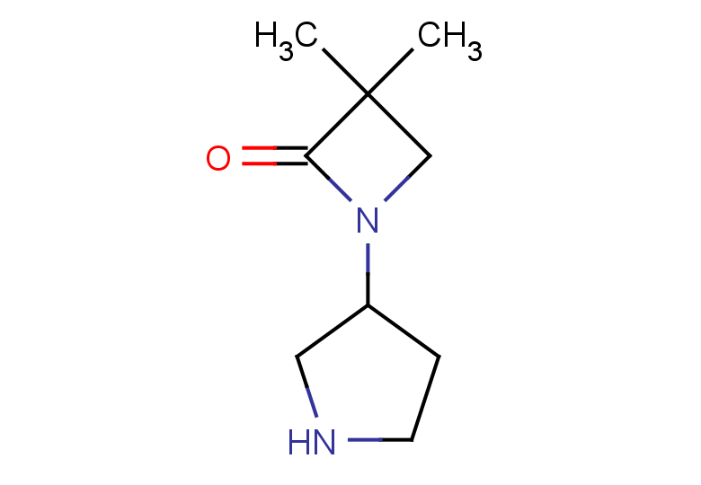 3,3-dimethyl-1-(pyrrolidin-3-yl)azetidin-2-one