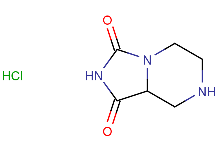 octahydroimidazolidino[1,5-a]piperazine-1,3-dione hydrochloride