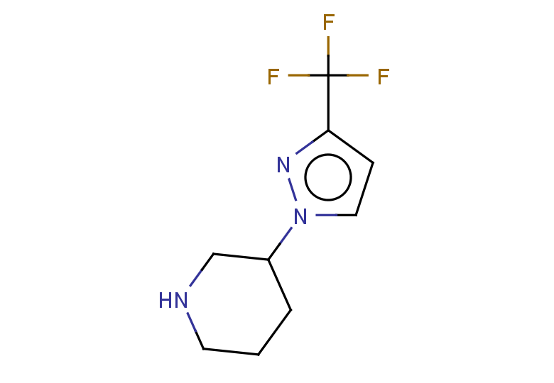 3-[3-(trifluoromethyl)-1H-pyrazol-1-yl]piperidine