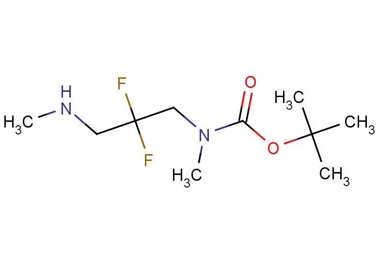tert-butyl N-[2,2-difluoro-3-(methylamino)propyl]-N-methylcarbamate