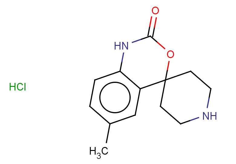 6-methyl-1,2-dihydrospiro[3,1-benzoxazine-4,4'-piperidine]-2-one hydrochloride