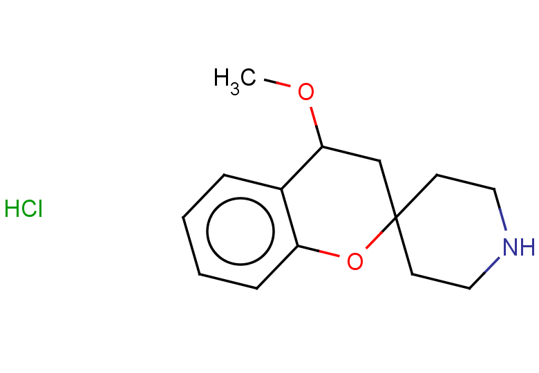 4-methoxy-3,4-dihydrospiro[1-benzopyran-2,4'-piperidine] hydrochloride